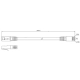 PATCHCORD SKRĘTKA CAT.5E UTP GETFORT GF-PC5EUTP-2G 2m szary